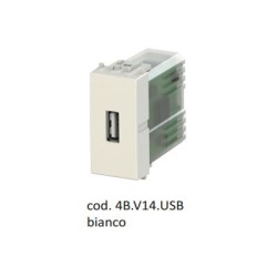 USB 2.1A Socket for VIMAR® PLANA™ White